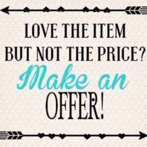 FEEL FREE TO SEND OFFERS, LOTS OF GREAT ITEMS AVAILABLE